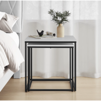 Комплект журнальних столиків Leobert Nika квадратні білий