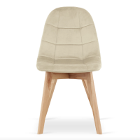 Крісло Leobert Bora оксамитове бежевий