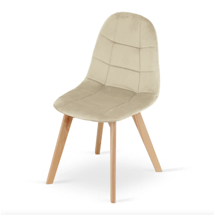 Кресло Leobert Bora бархатное бежевый