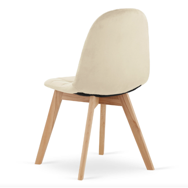 Крісло Leobert Bora оксамитове бежевий