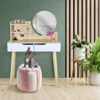 Туалетний столик Jumi Scandi з шухлядами, світлий бук