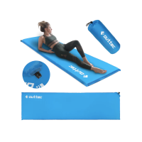 Самонадувний килимок Outt 180х53х4см гладкий голубий