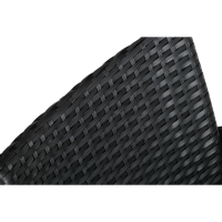 Садові меблі Outtec LUXURY стіл та 2 стільці чорно-графітові