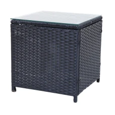 Садові меблі Outtec LUXURY стіл та 2 стільці чорно-графітові