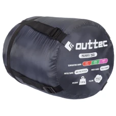 Спальний мішок кокон Outtec Mummy демісезон синій