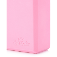 Блок для йоги Queenfit EVA розовый
