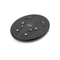 Диск здоров'я Queenfit з масажером чорний