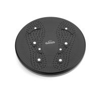 Диск здоров'я Queenfit з масажером чорний