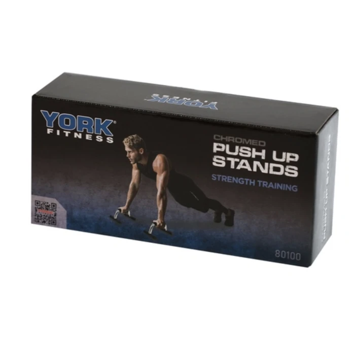 Упори для віджимань York Fitness (пара), хром