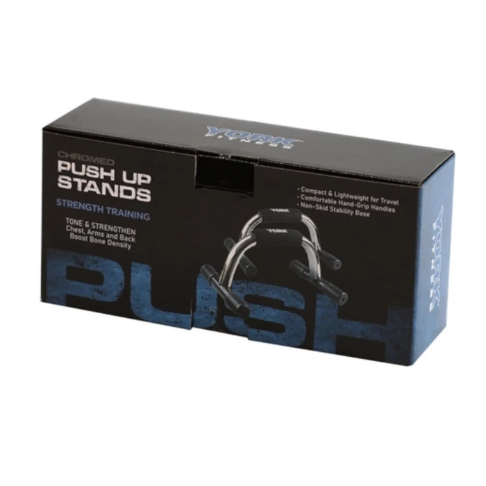 Упори для віджимань York Fitness (пара), хром