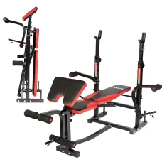 Лавка для жиму York Fitness ASPIRE 220 з стійкою для штанги та партою Скотта