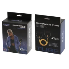 Еспандер трубчастий з ручками York Light, жовтий