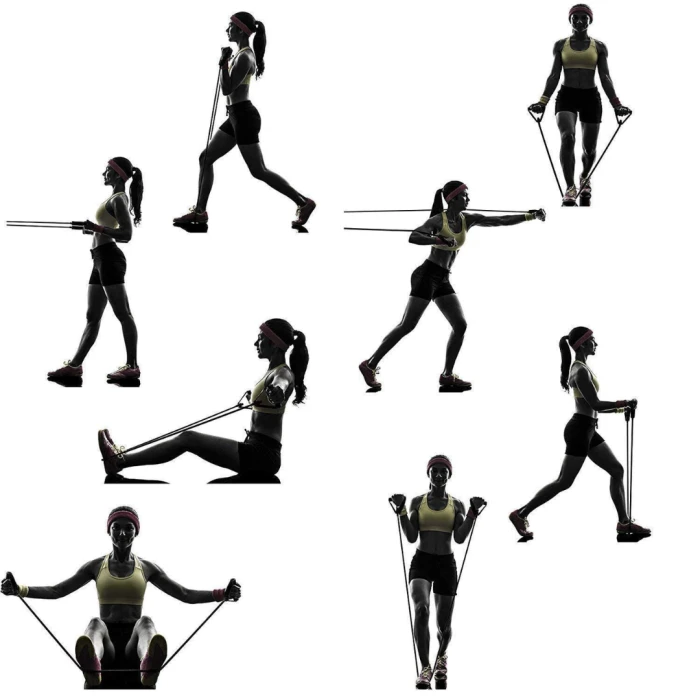 Еспандер трубчастий з ручками York Light, жовтий