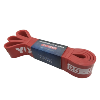 Резинка для фитнеса York 25-50кг – 2080x45x4,5 мм, красный