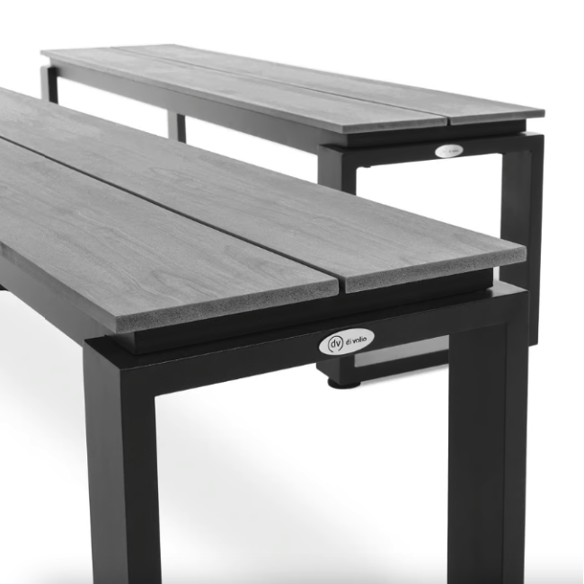 Садова лавка (на цвинтар) Di Volio Pisa 160см сірий