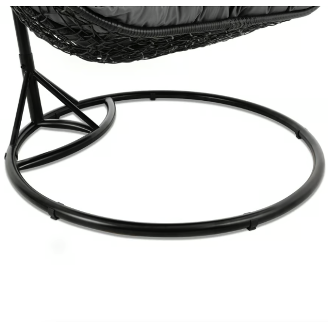 Підвісне крісло-кокон Di Volio Foggio двомісне чорний
