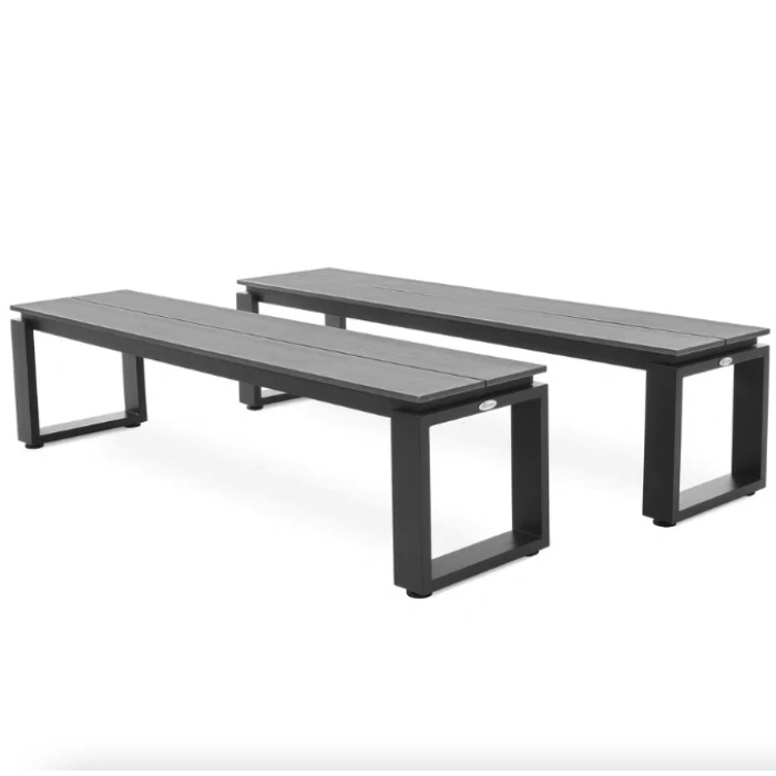 Садовая скамейка (на кладбище) Di Volio Pisa 160см серый