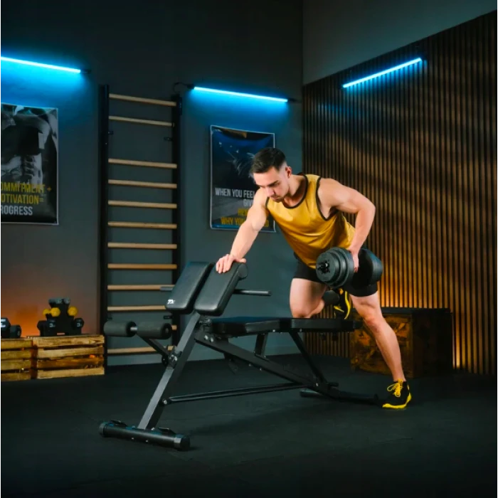 Скамейка тренировочная Trex Sport TX-200B с партой Скотта