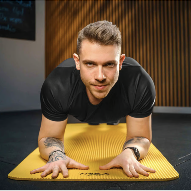 Коврик для йоги Trex Sport TX-018NGM NBR 1см 180х60 желтый