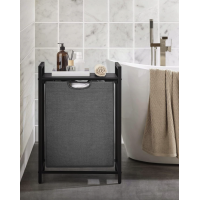 Корзина для белья Leobert Napoli 65 л в стиле Loft серый