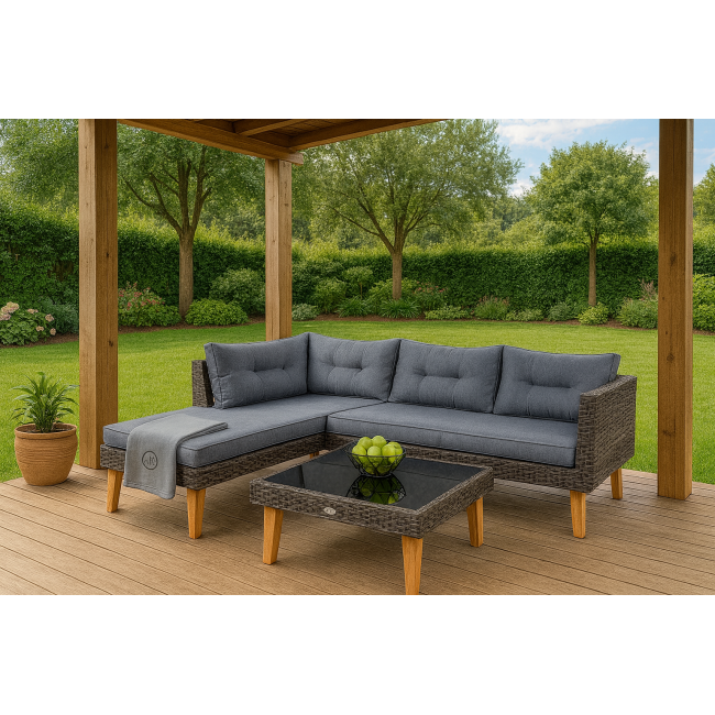 Комплект меблів для саду Di Volio Imola темно-сірий