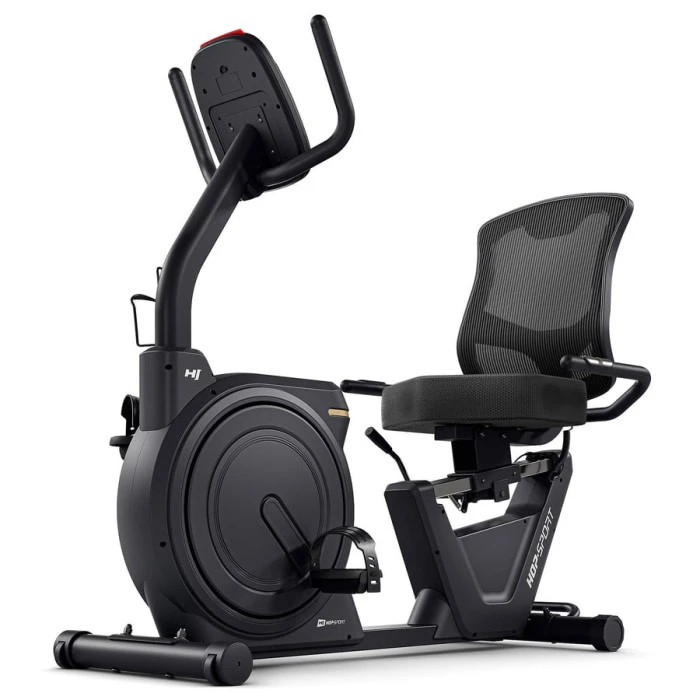 Горизонтальний велотренажер Hop-Sport HS-5000L Ranker чорно-золотистий