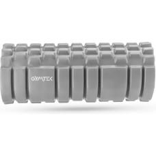 Массажный ролик Gymtek для йоги и фитнеса EVA 33*14см серый