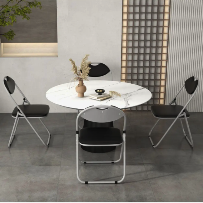 Комплект стільців складаних Costway Moro з переносною ручкою 4 штуки