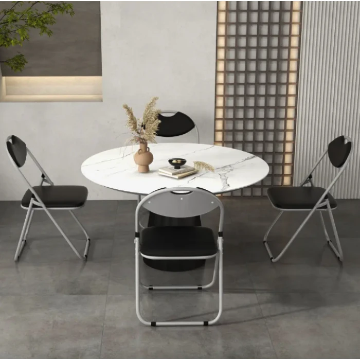 Комплект стільців складаних Costway Moro з переносною ручкою 4 штуки