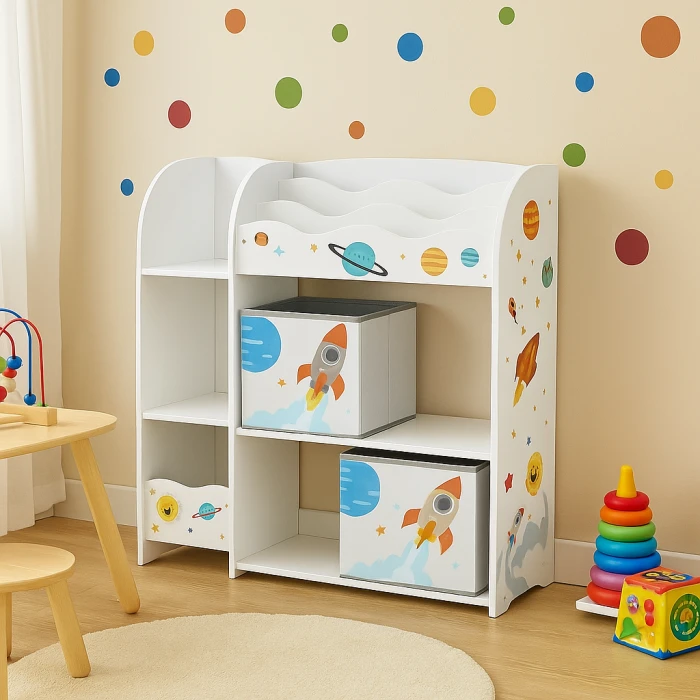 Стеллаж-органайзер Leobert Dreamer + 2 ящика кубика