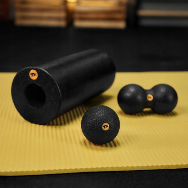 Набор массажеров Trex Sport TX-035EPS 3в1 для йоги и фитнеса черный