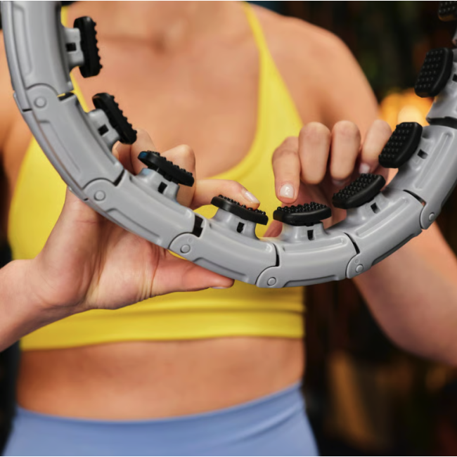 Хулахуп Trex Sport TX-010CHH масажний з обважнювачем сірий