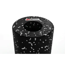Роллер массажер (валик, ролик) гладкий Hop-Sport EPP 33см HS-P033YG черно-белый