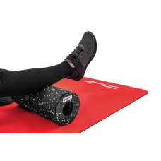 Роллер массажер (валик, ролик) гладкий Hop-Sport EPP 33см HS-P033YG черно-белый