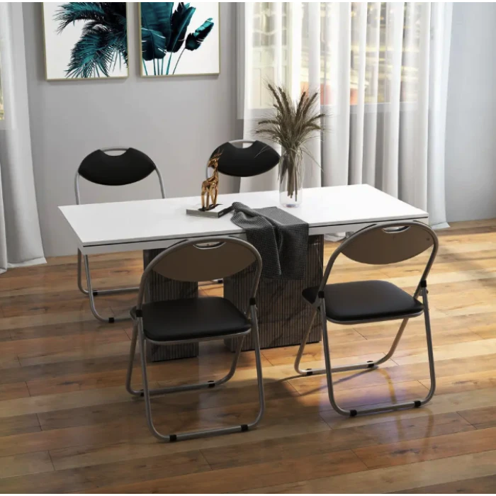 Комплект стільців складаних Costway Moro з переносною ручкою 4 штуки