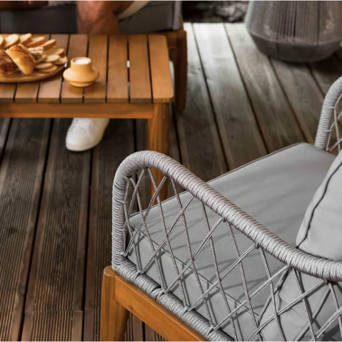 Комплект садових меблів Di Volio Ragio сірий