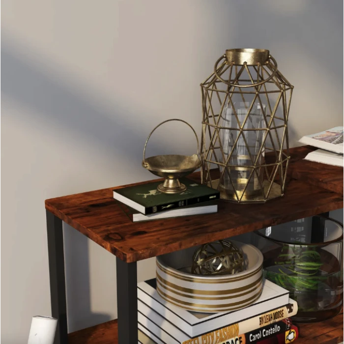 Стол L-образный Costway King вращающийся в стиле Loft