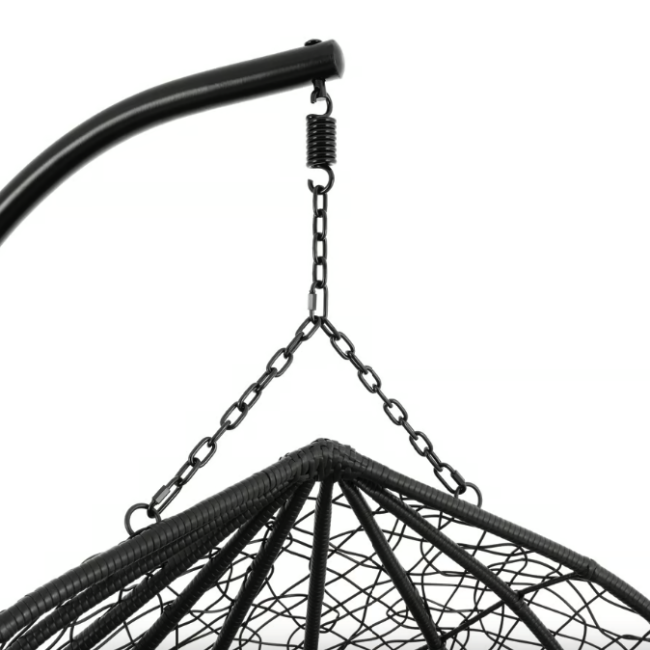 Підвісне крісло-кокон Di Volio Foggio двомісне чорний