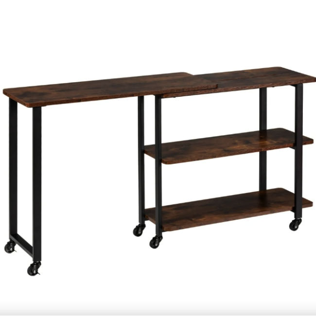 Стол L-образный Costway King вращающийся в стиле Loft