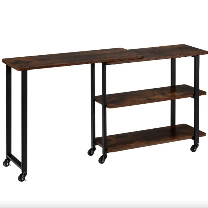 Стол L-образный Costway King вращающийся в стиле Loft