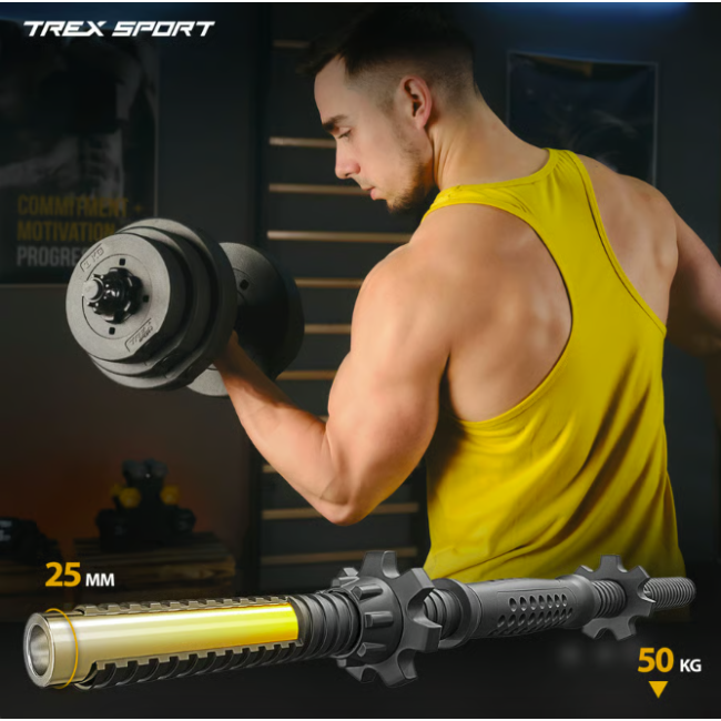 Гантели композитные TREX Sport TX-010SK 2х10кг