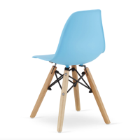 Детский стульчик Leobert Zubi со спинкой голубой