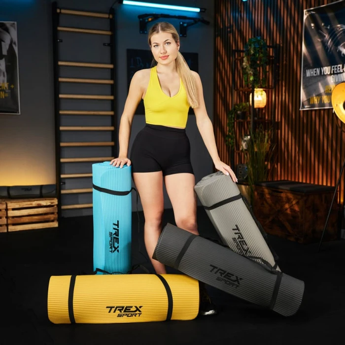Коврик для йоги Trex Sport TX-029NGM NBR 2см 190х80 серый