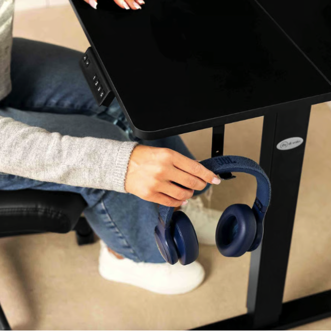 Компьютерный стол с регулируемой высотой Di Volio Rapalo черный