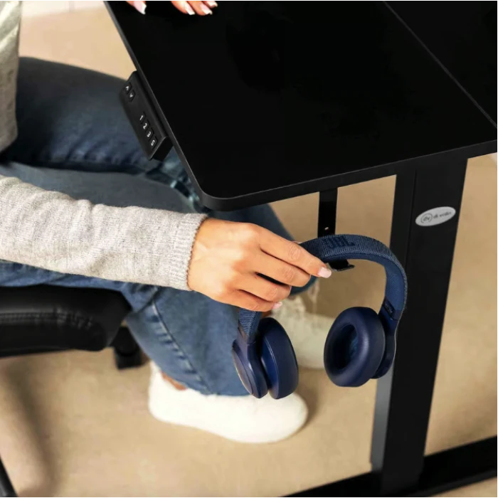 Компьютерный стол с регулируемой высотой Di Volio Rapalo черный