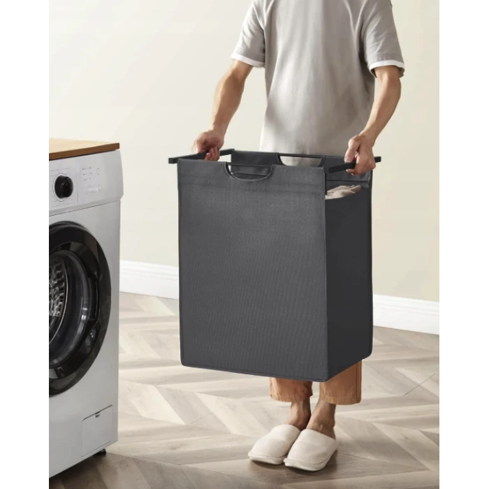 Корзина для белья Leobert Napoli 65 л в стиле Loft серый