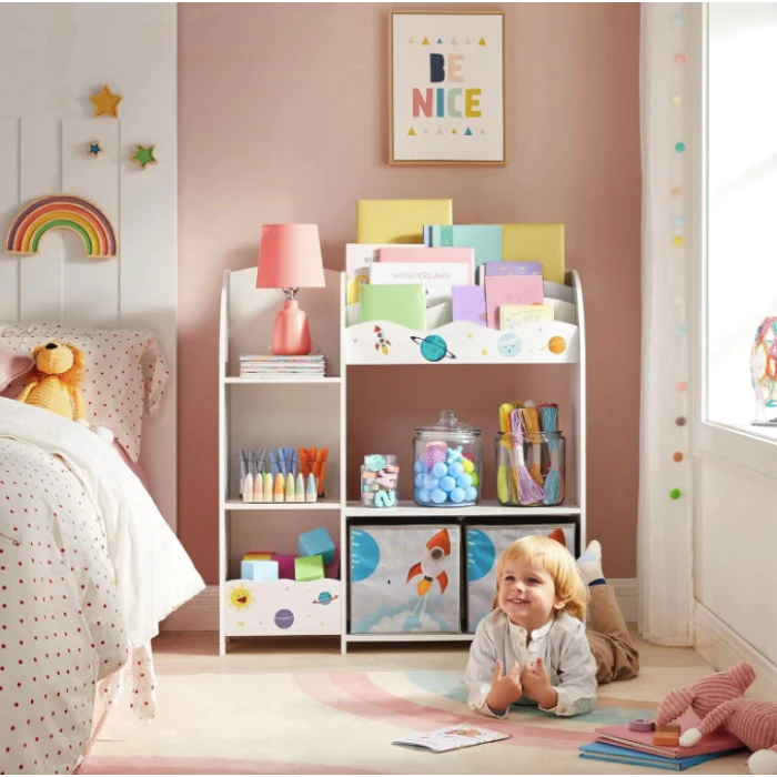 Стеллаж-органайзер Leobert Dreamer + 2 ящика кубика