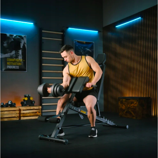 Скамейка тренировочная Trex Sport TX-200B с партой Скотта