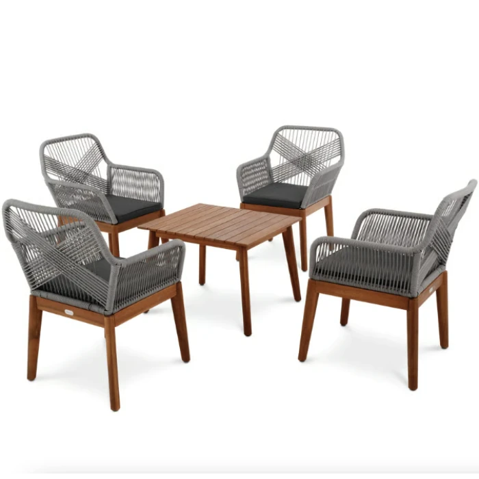 Комплект садовой мебели Di Volio Piago серо-графитовый