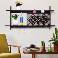 Настенная винная стойка Costway Kasta в стиле Loft